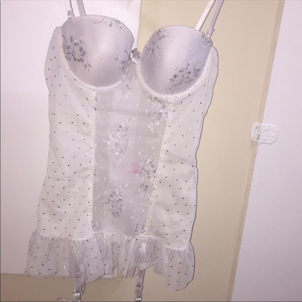 White lingerie nightie